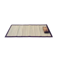Tapis de Yoga en fibre de bambou naturel