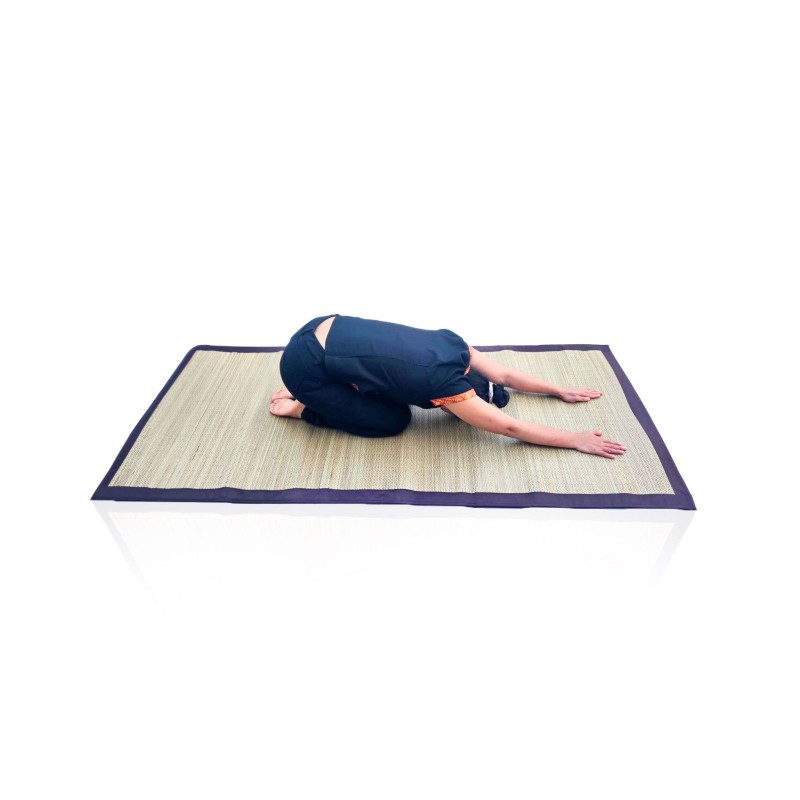 Tapis de Yoga en fibre de bambou naturel
